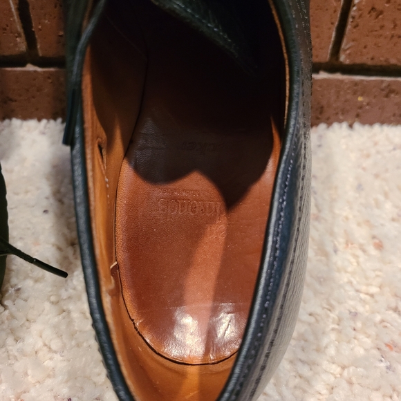 Allen Edmonds Becker Black Cap-Toe Oxford Lace-Up Dress Shoes Size 9 D - Picture 8 of 15